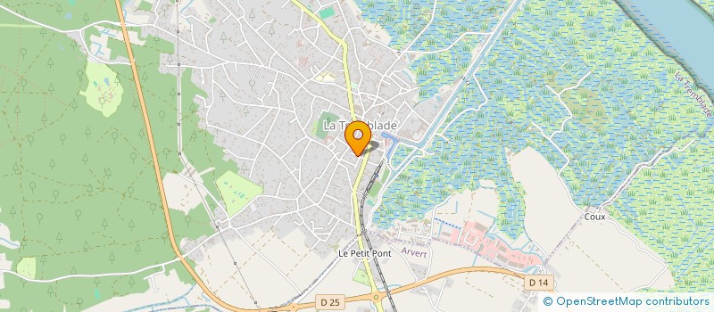 localisation de l'entreprise MONSIEUR FLORIAN HUE  LA TREMBLADE