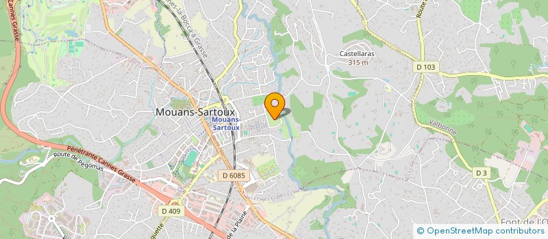 localisation de l'entreprise MONSIEUR FLORIAN HUGUES  MOUANS-SARTOUX