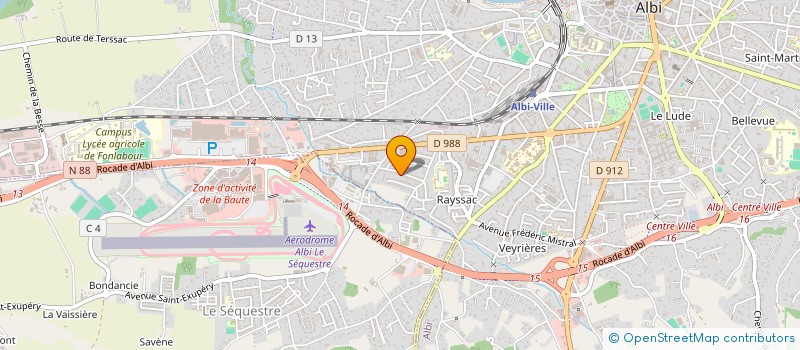 localisation de l'entreprise MONSIEUR FLORIAN HUGUES à ALBI