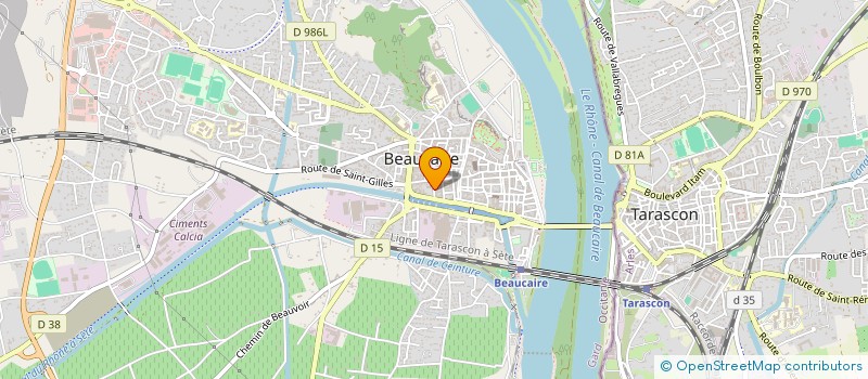 localisation de l'entreprise MONSIEUR FLORIAN HUGUES  BEAUCAIRE