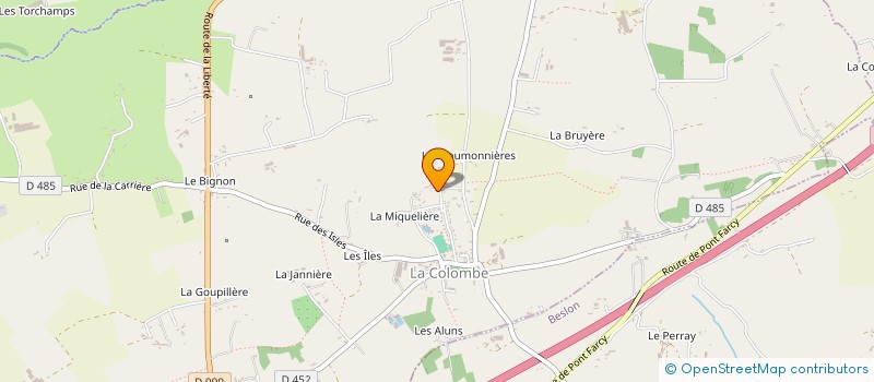 localisation de l'entreprise MONSIEUR FLORIAN HUREL  LA COLOMBE