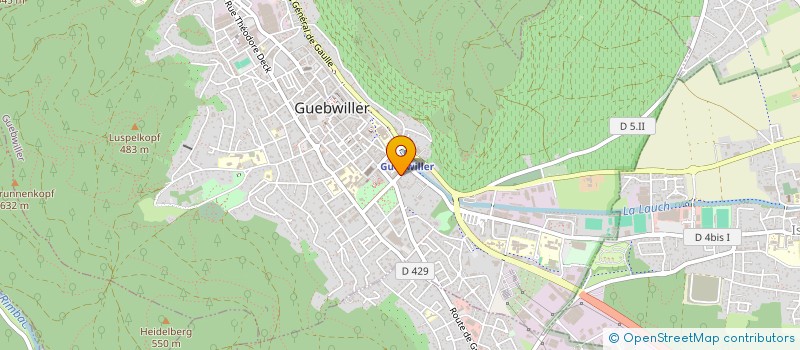 localisation de l'entreprise MONSIEUR FLORIAN HURST  GUEBWILLER