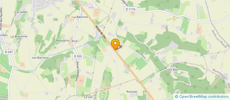 localisation de l'entreprise MONSIEUR FLORIAN IMBERT  ETOILE-SUR-RHONE