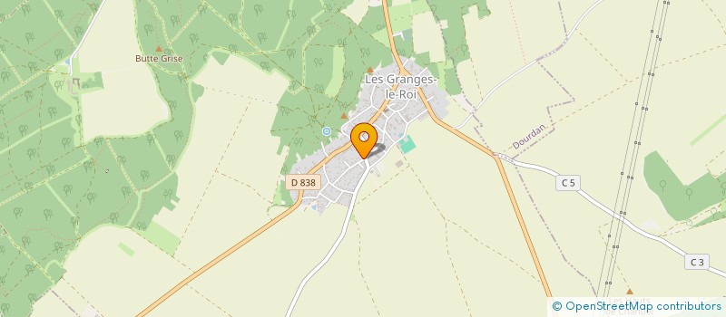 localisation de l'entreprise MONSIEUR FLORIAN IZQUIERDO-HIDALGO  LES GRANGES-LE-ROI