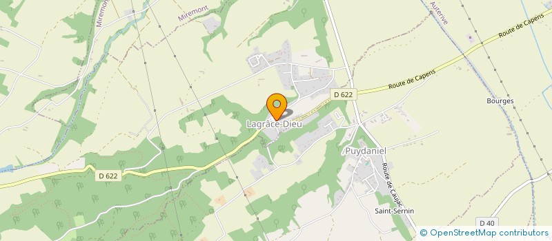 localisation de l'entreprise MONSIEUR FLORIAN JACQUET  LAGRACE-DIEU