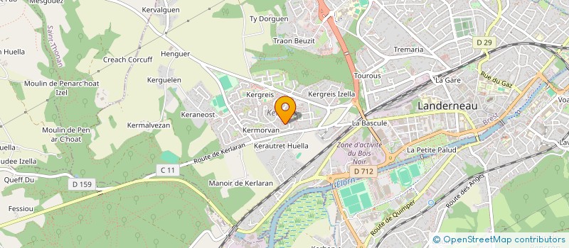 localisation de l'entreprise MONSIEUR FLORIAN JACQUIER à LANDERNEAU