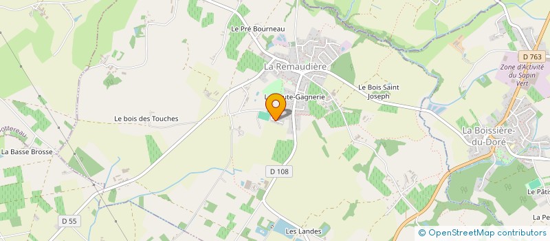 localisation de l'entreprise MONSIEUR FLORIAN JANIN  LA REMAUDIERE