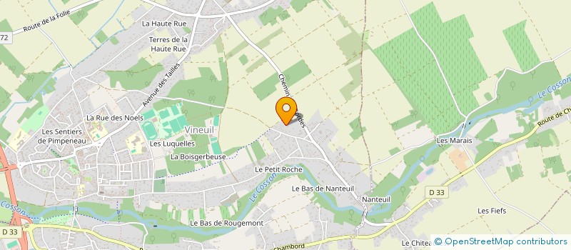 localisation de l'entreprise MONSIEUR FLORIAN JAOUEN à VINEUIL