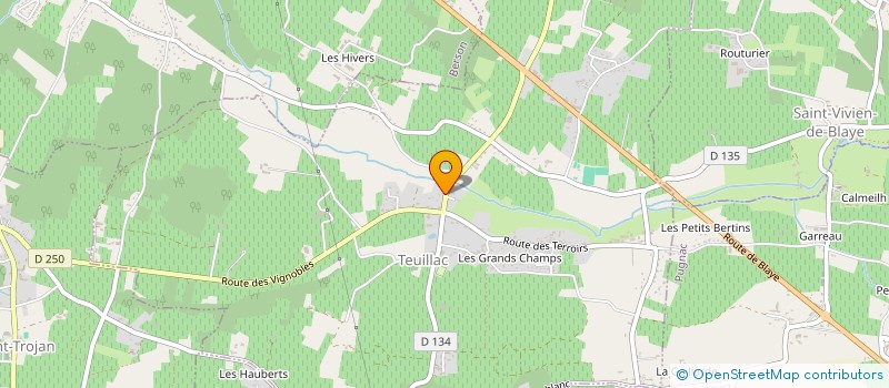 localisation de l'entreprise MONSIEUR FLORIAN JARRIGE  TEUILLAC