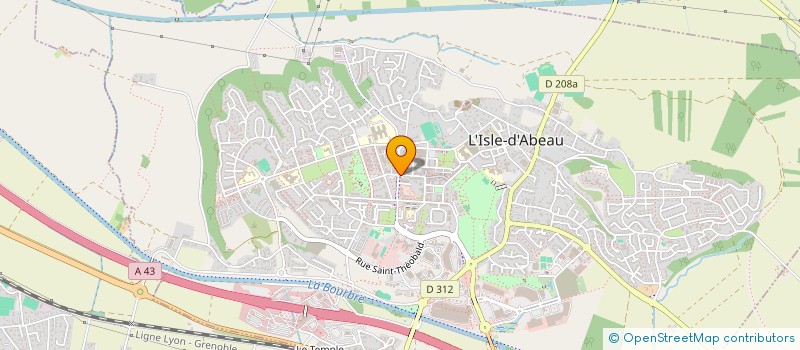 localisation de l'entreprise MONSIEUR FLORIAN JOLIVET  L'ISLE-D'ABEAU