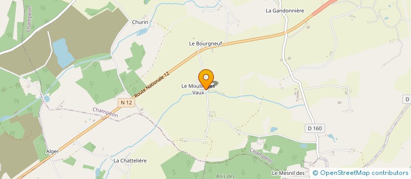 localisation de l'entreprise MONSIEUR FLORIAN JOLIVIER  CHAMPEON