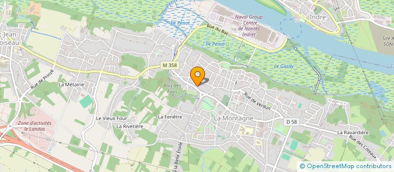 localisation de l'entreprise MONSIEUR FLORIAN JOUBERT  LA MONTAGNE