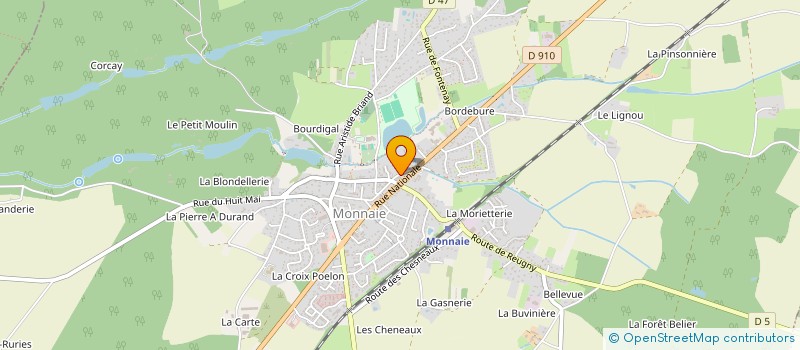 localisation de l'entreprise MONSIEUR FLORIAN JOUBERT  MONNAIE