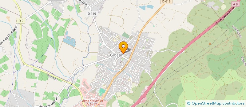 localisation de l'entreprise MONSIEUR FLORIAN JOUSSEAU  GIGEAN
