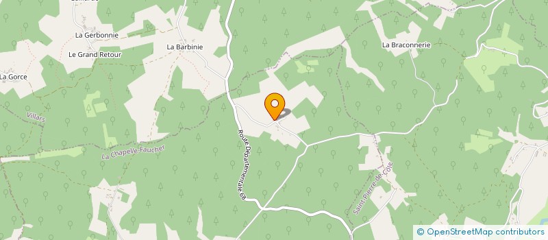 localisation de l'entreprise MONSIEUR FLORIAN JOUSSELY  LA CHAPELLE-FAUCHER