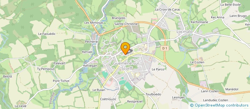 localisation de l'entreprise MONSIEUR FLORIAN JOUSSET  GUEMENE-SUR-SCORFF