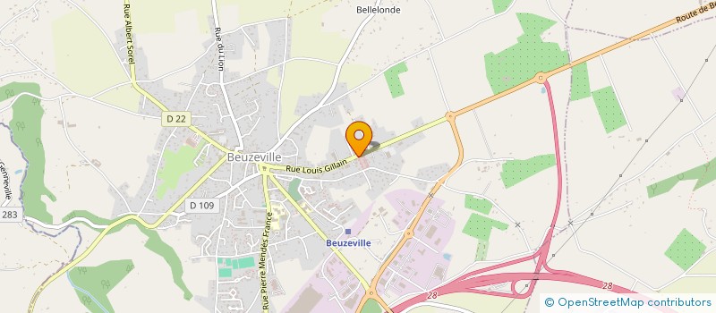 localisation de l'entreprise MONSIEUR FLORIAN JOUVIN  BEUZEVILLE