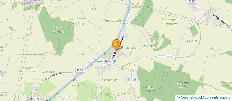 localisation de l'entreprise MONSIEUR FLORIAN JULIEN  CAMPAGNE