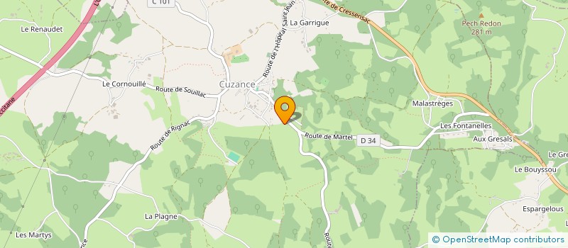 localisation de l'entreprise MONSIEUR FLORIAN JUNKER  CUZANCE