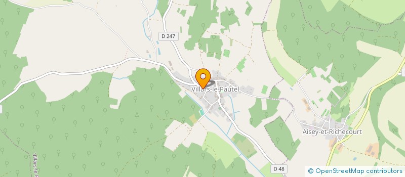 localisation de l'entreprise MONSIEUR FLORIAN JUY  VILLARS-LE-PAUTEL