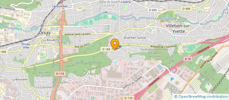 localisation de l'entreprise MONSIEUR FLORIAN KEMAYOU ESSAMA  VILLEBON-SUR-YVETTE