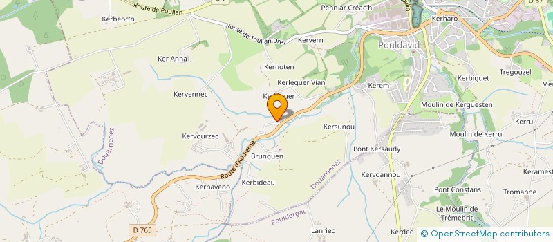 localisation de l'entreprise MONSIEUR FLORIAN KERVAREC  DOUARNENEZ