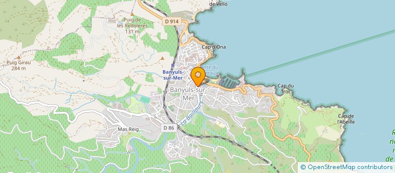 localisation de l'entreprise MONSIEUR FLORIAN KESTELOOT  BANYULS-SUR-MER