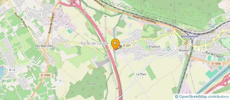 localisation de l'entreprise MONSIEUR FLORIAN KEYSER  PORTE-DE-SAVOIE