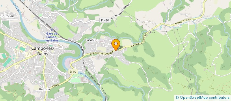 localisation de l'entreprise MONSIEUR FLORIAN KIEFFER  CAMBO-LES-BAINS