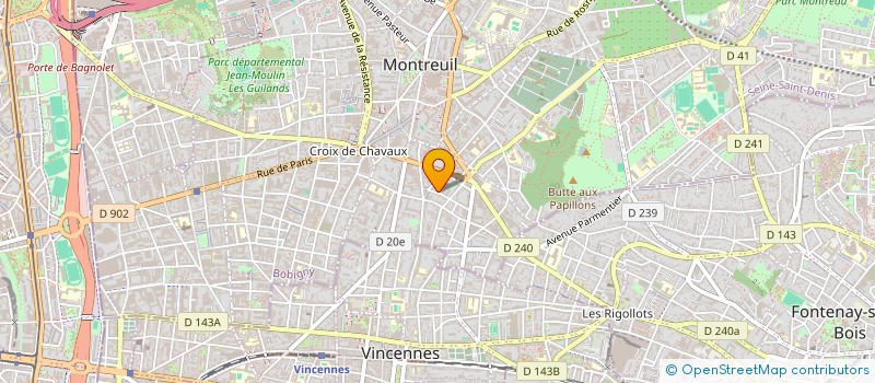 localisation de l'entreprise MONSIEUR FLORIAN KLEINEFENN à MONTREUIL