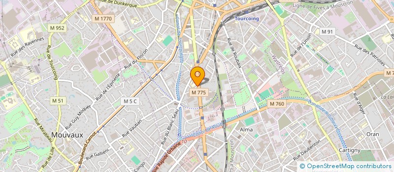 localisation de l'entreprise MONSIEUR FLORIAN KONGO  TOURCOING