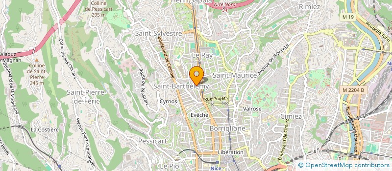 localisation de l'entreprise MONSIEUR FLORIAN KUHN à NICE