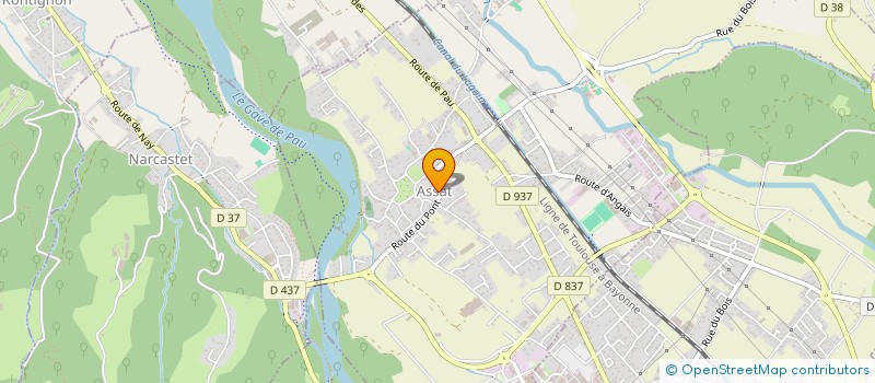 localisation de l'entreprise MONSIEUR FLORIAN LABADIE  ASSAT