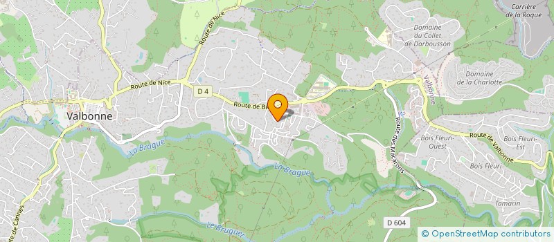 localisation de l'entreprise MONSIEUR FLORIAN LABESSE  VALBONNE