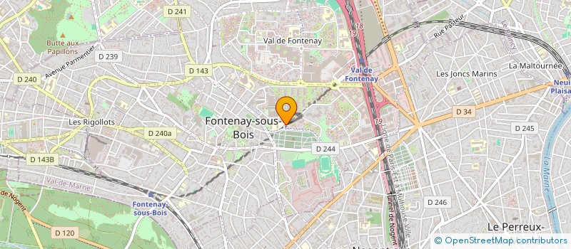 localisation de l'entreprise MONSIEUR FLORIAN LACOSTE à FONTENAY-SOUS-BOIS