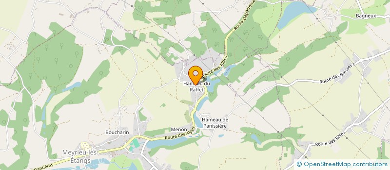 localisation de l'entreprise MONSIEUR FLORIAN LACOSTE-ARIBAUD  MEYRIEU-LES-ETANGS