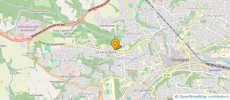 localisation de l'entreprise MONSIEUR FLORIAN LACOUTURE  QUIMPER