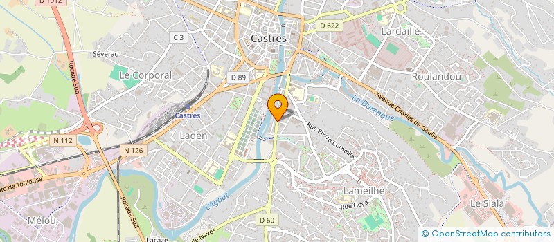 localisation de l'entreprise MONSIEUR FLORIAN LACROUX à CASTRES