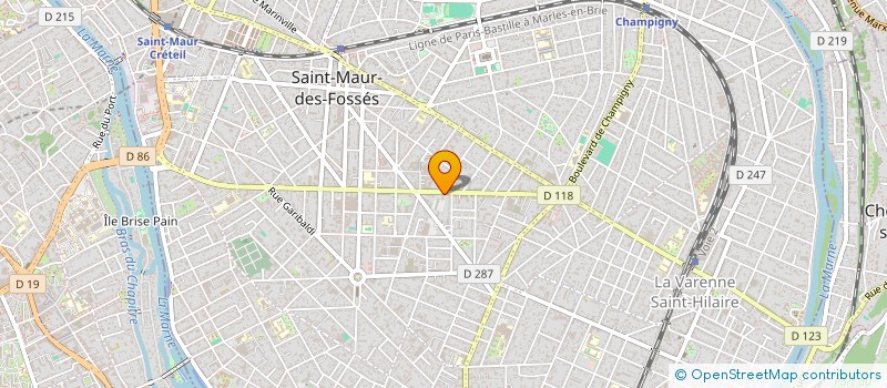 localisation de l'entreprise MONSIEUR FLORIAN LAFON à SAINT-MAUR-DES-FOSSES