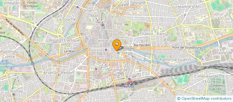 localisation de l'entreprise MONSIEUR FLORIAN LAGADIC  RENNES