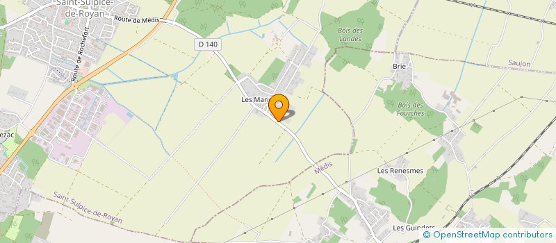 localisation de l'entreprise MONSIEUR FLORIAN LAGARRE  SAINT-SULPICE-DE-ROYAN