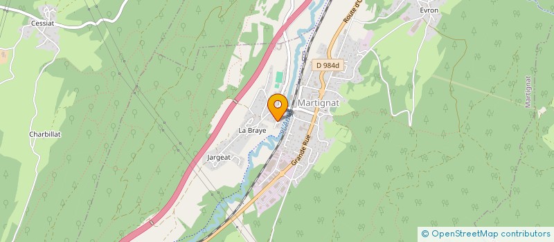 localisation de l'entreprise MONSIEUR FLORIAN LAGOUTTE à MARTIGNAT