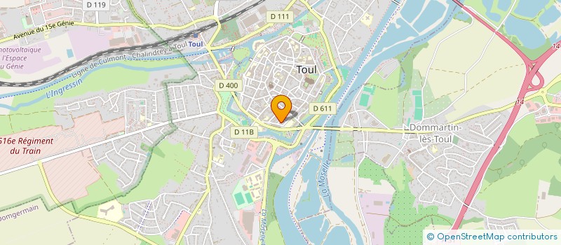 localisation de l'entreprise MONSIEUR FLORIAN LANEQUE  TOUL