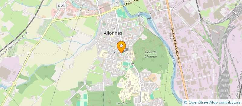 localisation de l'entreprise MONSIEUR FLORIAN LANGLAIS à ALLONNES