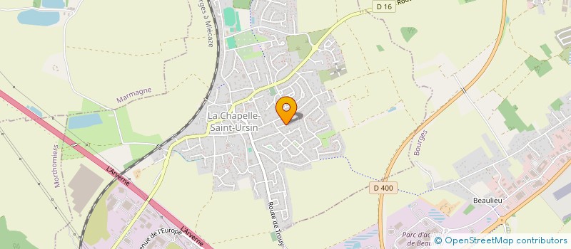 localisation de l'entreprise MONSIEUR FLORIAN LAPIS  LA CHAPELLE-SAINT-URSIN