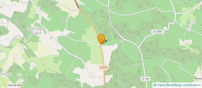 localisation de l'entreprise MONSIEUR FLORIAN LAPORTE  SAINT-HILAIRE-DU-BOIS