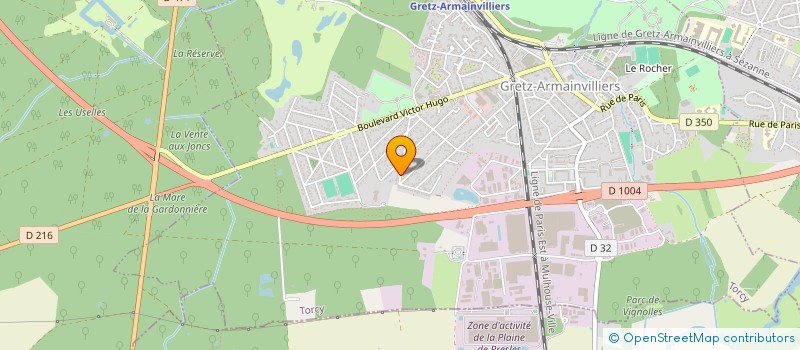 localisation de l'entreprise MONSIEUR FLORIAN LAURENCE  GRETZ-ARMAINVILLIERS