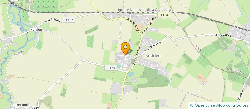 localisation de l'entreprise MONSIEUR FLORIAN LAUSSY  AUDRIEU