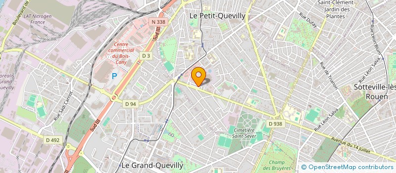 localisation de l'entreprise MONSIEUR FLORIAN LAVEILLE  LE PETIT-QUEVILLY