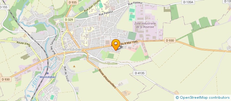 localisation de l'entreprise MONSIEUR FLORIAN LAVIEILLE  MONTDIDIER